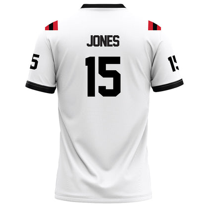 Arkansas State - NCAA Football : Andrew Jones - White Football Jersey-1