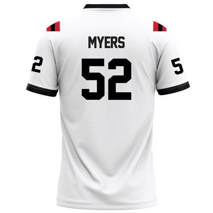 Arkansas State - NCAA Football : Mason Myers - White Football Jersey