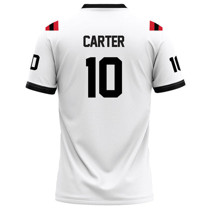 Arkansas State - NCAA Football : Tony Carter - White Football Jersey-1