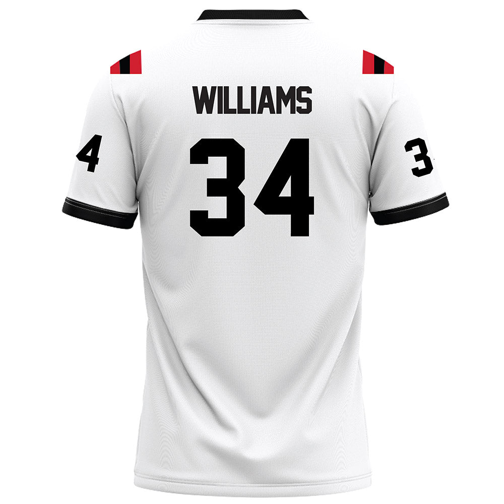 Arkansas State - NCAA Football : Marquis Williams - White Football Jersey-1