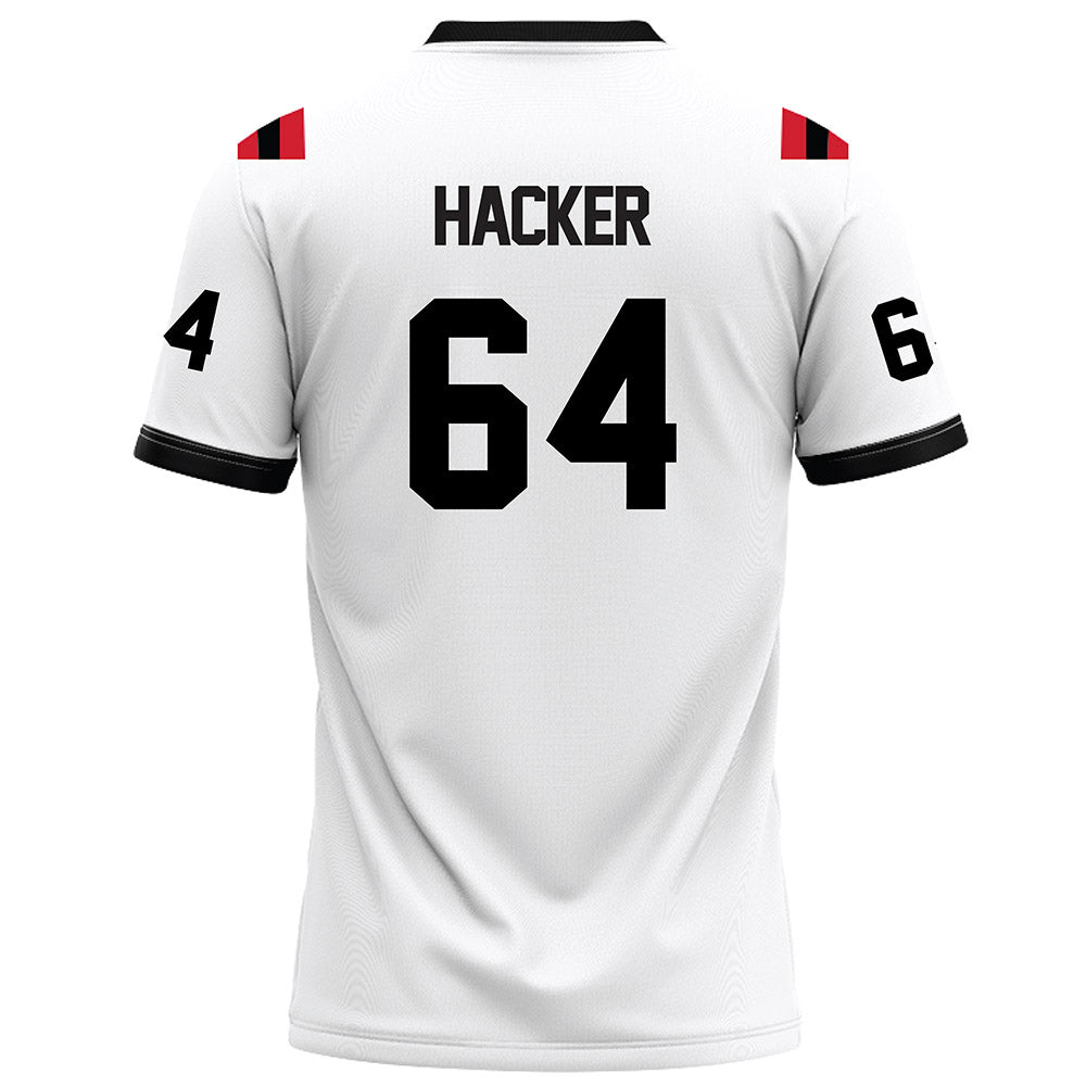 Arkansas State - NCAA Football : Noah Hacker - White Football Jersey-1