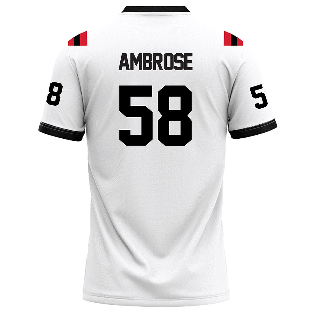 Arkansas State - NCAA Football : Cameron Ambrose - White Football Jersey
