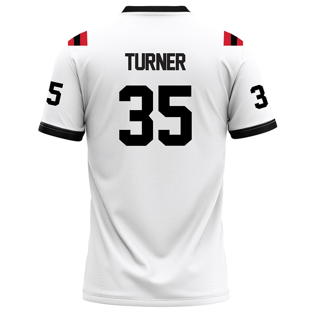 Arkansas State - NCAA Football : Rasheem Turner - White Football Jersey-1