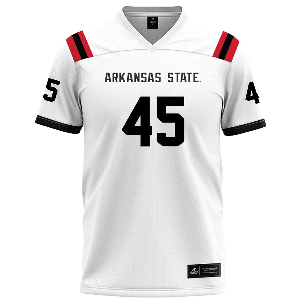 Arkansas State - NCAA Football : Nicolas Kalume - White Football Jersey-0