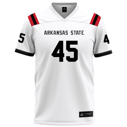 Arkansas State - NCAA Football : Nicolas Kalume - White Football Jersey-0