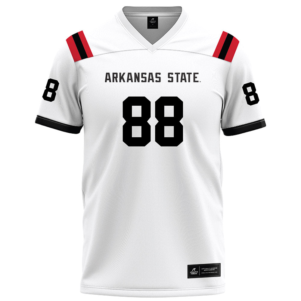 Arkansas State - NCAA Football : Andrew Staten - White Football Jersey-0