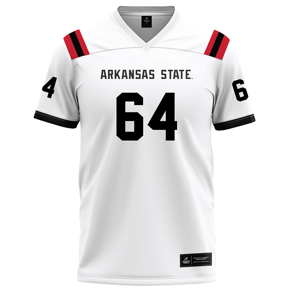Arkansas State - NCAA Football : Noah Hacker - White Football Jersey-0