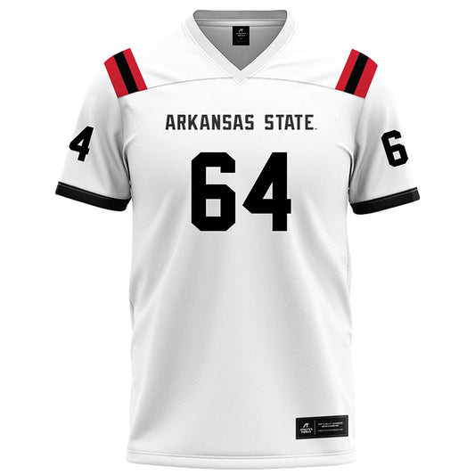 Arkansas State - NCAA Football : Noah Hacker - White Football Jersey-0