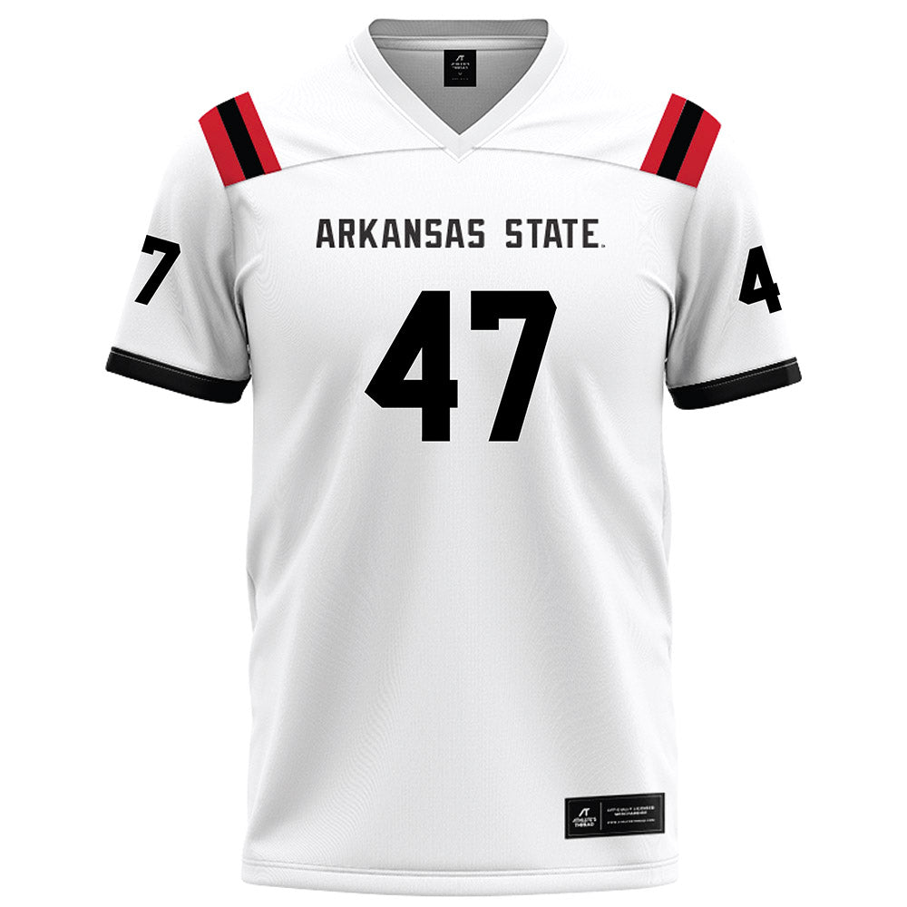 Arkansas State - NCAA Football : Melvin Bridges III - White Football Jersey-0