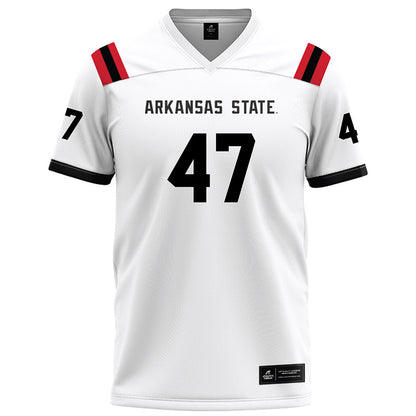 Arkansas State - NCAA Football : Melvin Bridges III - White Football Jersey-0