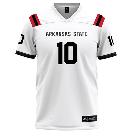 Arkansas State - NCAA Football : Tony Carter - White Football Jersey-0