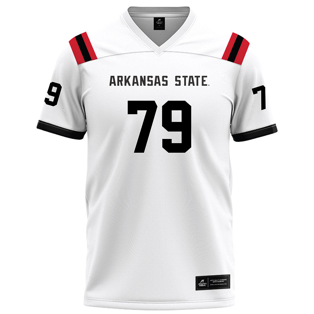 Arkansas State - NCAA Football : Baker North - White Football Jersey