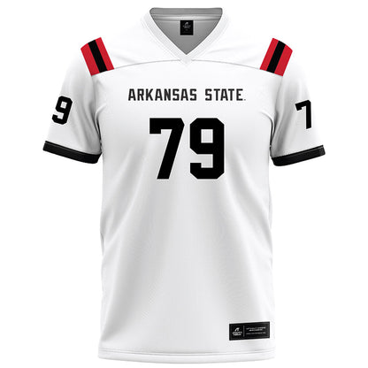 Arkansas State - NCAA Football : Baker North - White Football Jersey