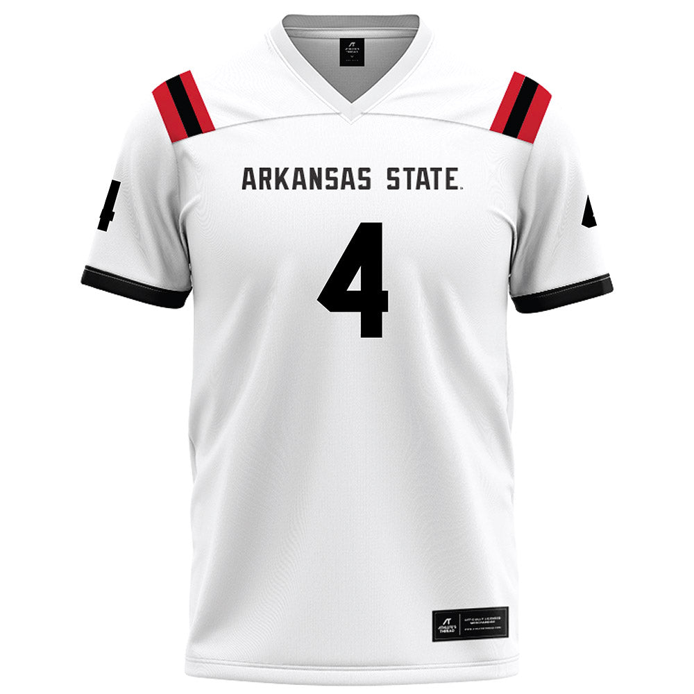 Arkansas State - NCAA Football : Devin Spencer - White Football Jersey-0