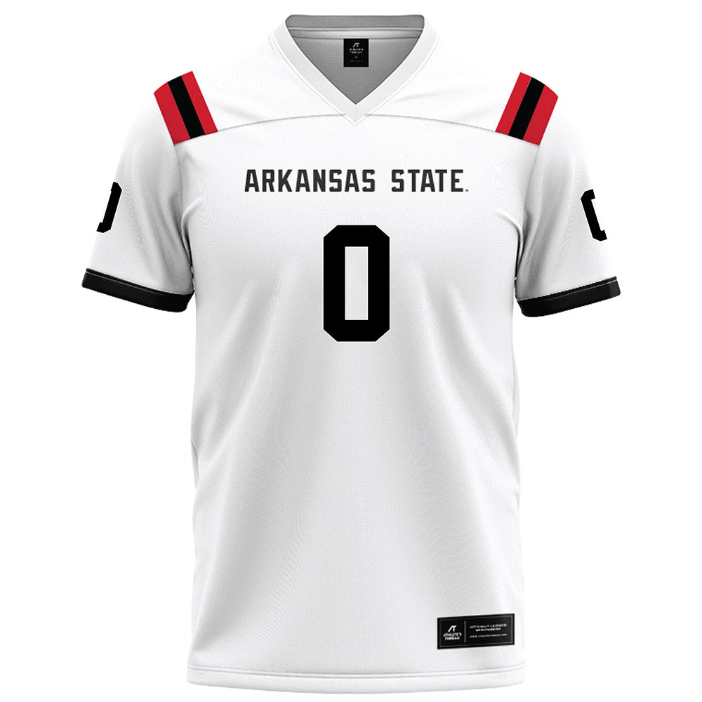 Arkansas State - NCAA Football : Trenton Yowe - White Football Jersey-0