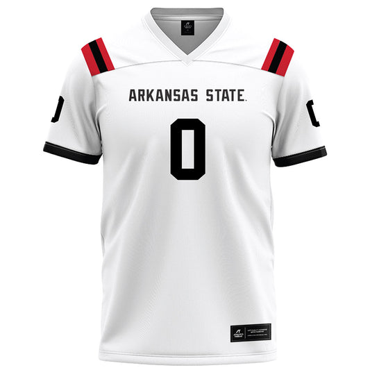 Arkansas State - NCAA Football : Trenton Yowe - White Football Jersey-0