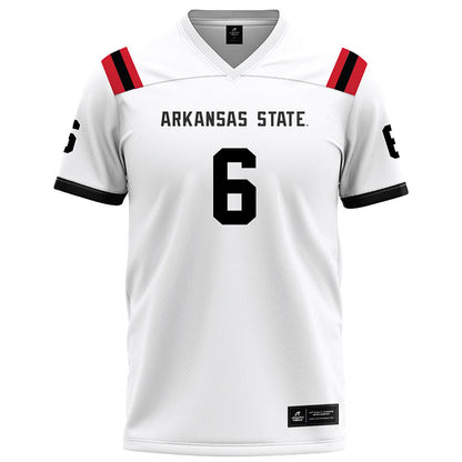 Arkansas State - NCAA Football : AG McGhee - White Football Jersey-0