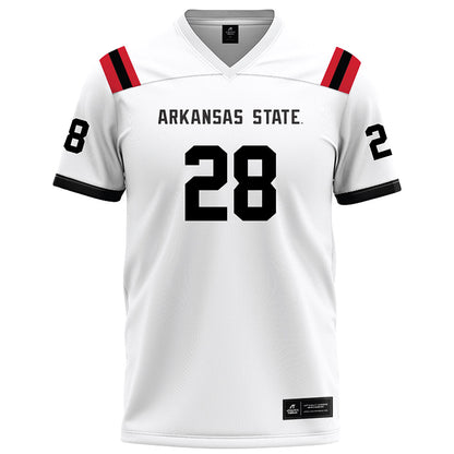 Arkansas State - NCAA Football : Chavel Williams Jr - White Football Jersey-0
