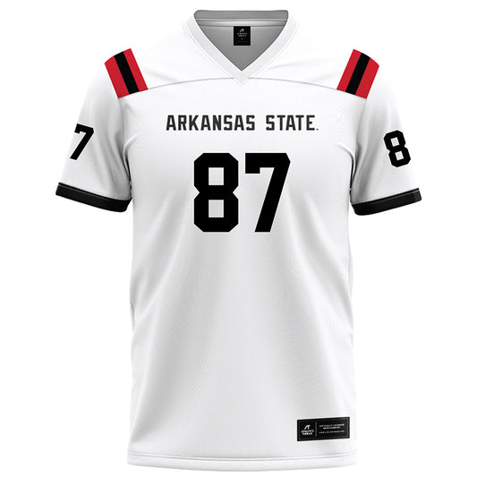 Arkansas State - NCAA Football : Samuel Boozer - White Football Jersey-0