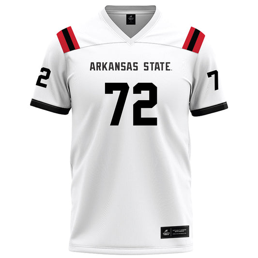 Arkansas State - NCAA Football : Sterling Wiggins - White Football Jersey-0