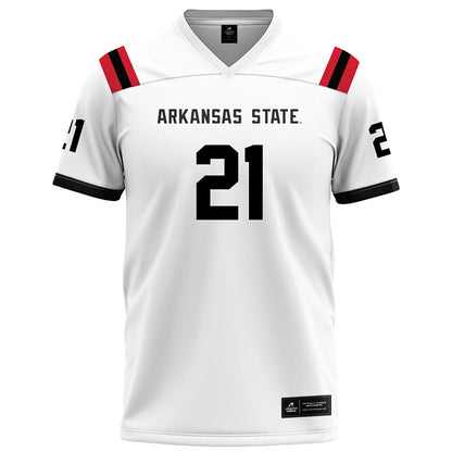 Arkansas State - NCAA Football : Deshaun Fedd - White Football Jersey-0