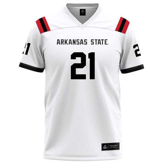 Arkansas State - NCAA Football : Deshaun Fedd - White Football Jersey-0