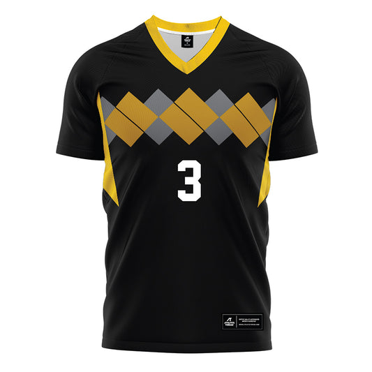 Centre College - NCAA Women's Soccer : Ashlyn Miles - Black Soccer Jersey-0