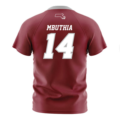 UMass - NCAA Men's Soccer : John-Paul Mbuthia - Maroon Soccer Jersey-1