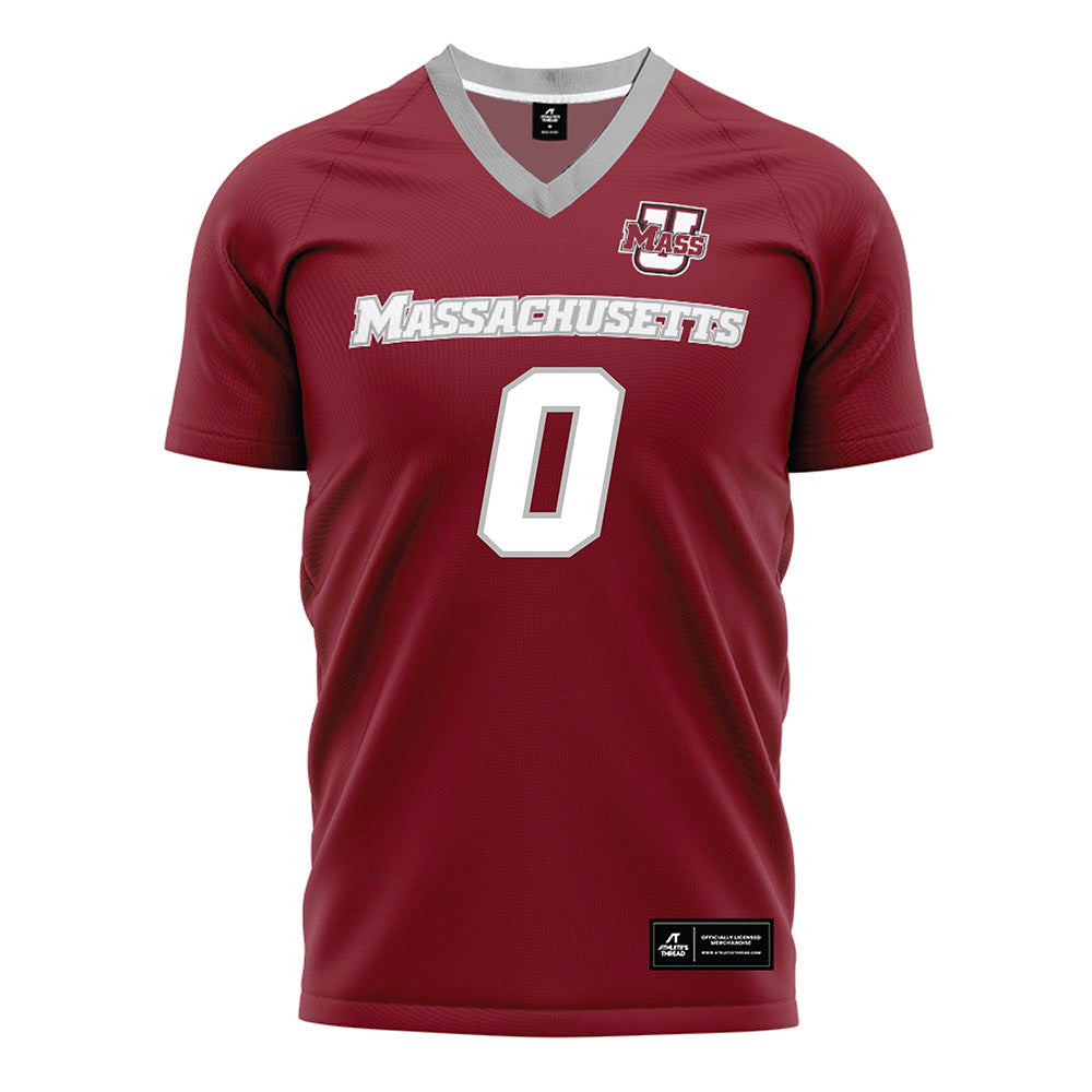 UMass - NCAA Men's Soccer : Dean Linden - Maroon Soccer Jersey-0