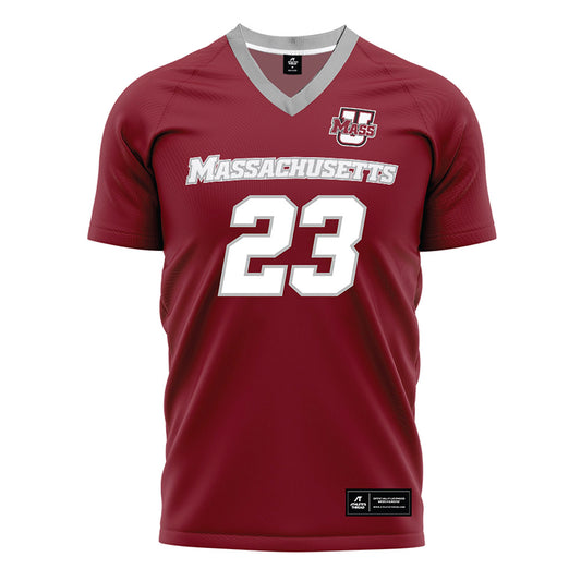 UMass - NCAA Men's Soccer : Taylon Gayle - Maroon Soccer Jersey-0