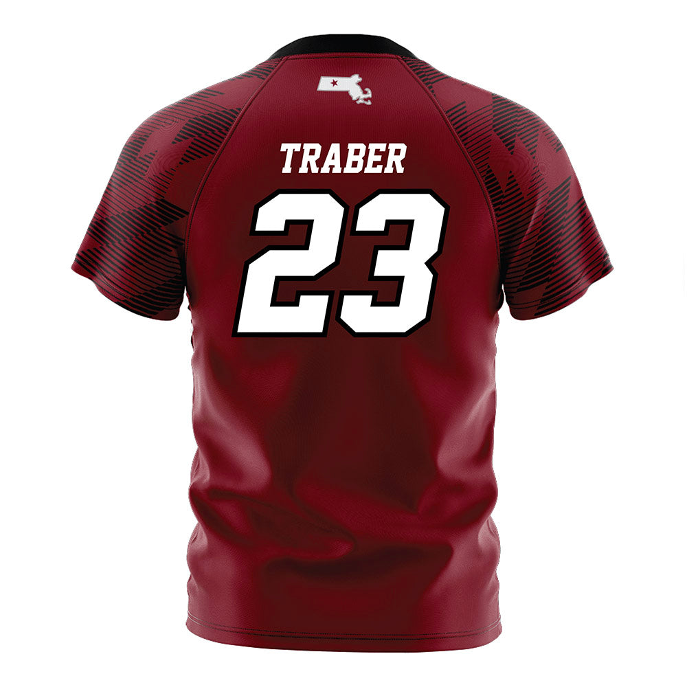 UMass - NCAA Women's Soccer : Aline Traber - Maroon Soccer Jersey-1