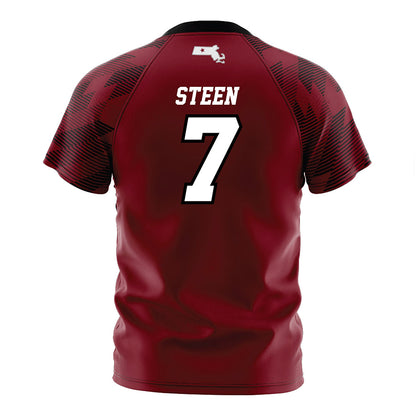 UMass - NCAA Women's Soccer : Kaila Steen - Maroon Soccer Jersey-1