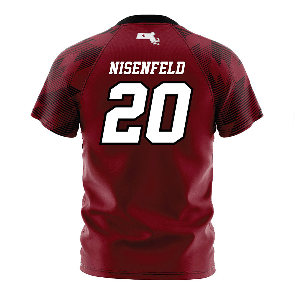 UMass - NCAA Women's Soccer : Leah Nisenfeld - Maroon Soccer Jersey-1