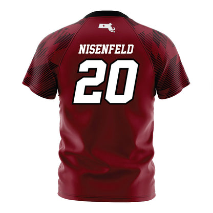 UMass - NCAA Women's Soccer : Leah Nisenfeld - Maroon Soccer Jersey-1