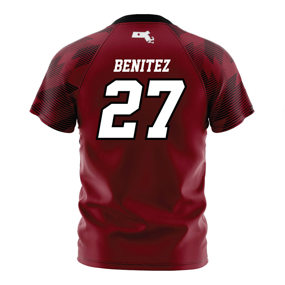UMass - NCAA Women's Soccer : Carolina Benitez - Maroon Soccer Jersey-1