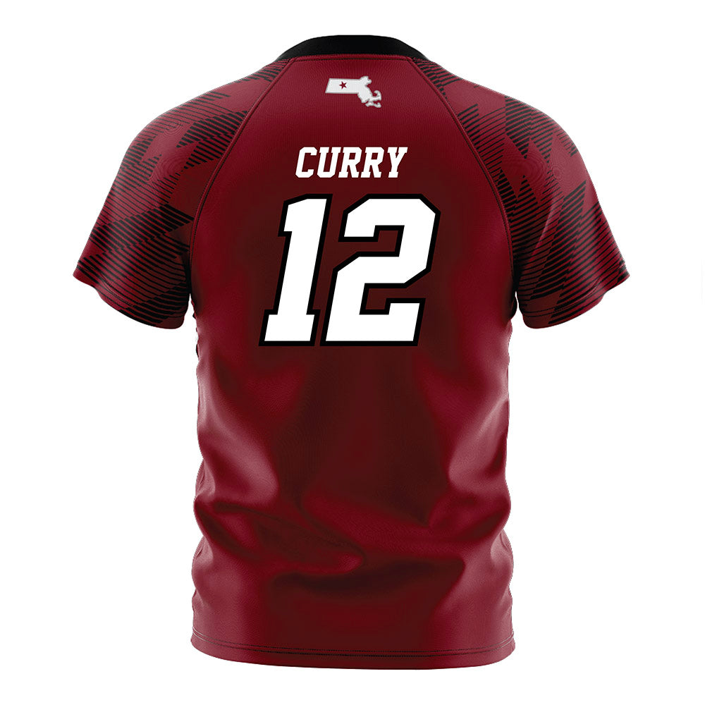 UMass - NCAA Women's Soccer : Monica Curry - Maroon Soccer Jersey-1