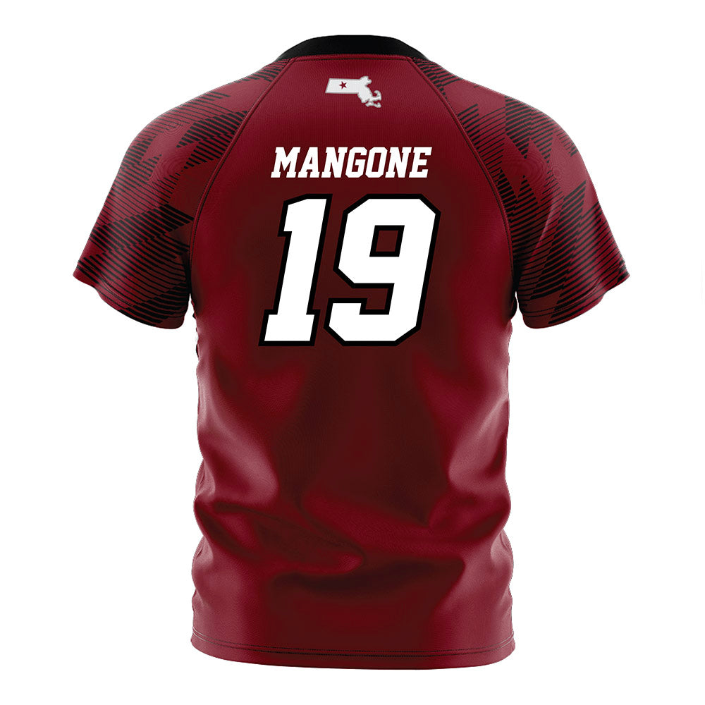 UMass - NCAA Women's Soccer : Catalina Mangone - Maroon Soccer Jersey-1