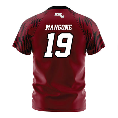 UMass - NCAA Women's Soccer : Catalina Mangone - Maroon Soccer Jersey-1