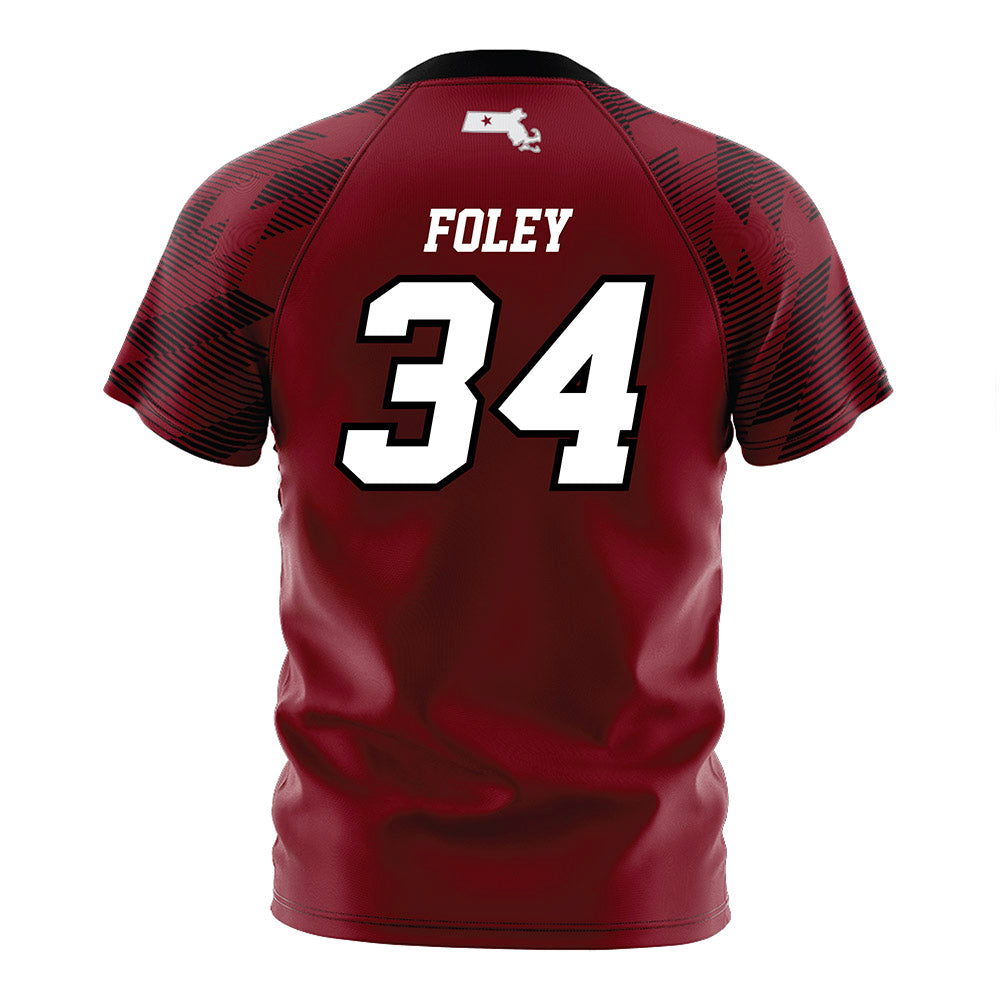UMass - NCAA Women's Soccer : Maelyn Foley - Maroon Soccer Jersey-1