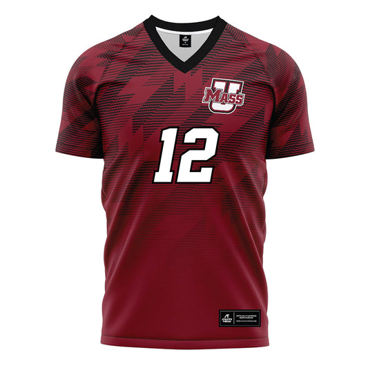 UMass - NCAA Women's Soccer : Monica Curry - Maroon Soccer Jersey-0