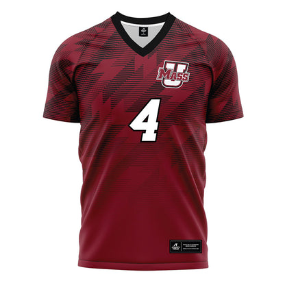 UMass - NCAA Women's Soccer : Amelia Deren - Maroon Soccer Jersey-0