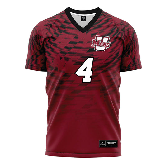 UMass - NCAA Women's Soccer : Amelia Deren - Maroon Soccer Jersey-0