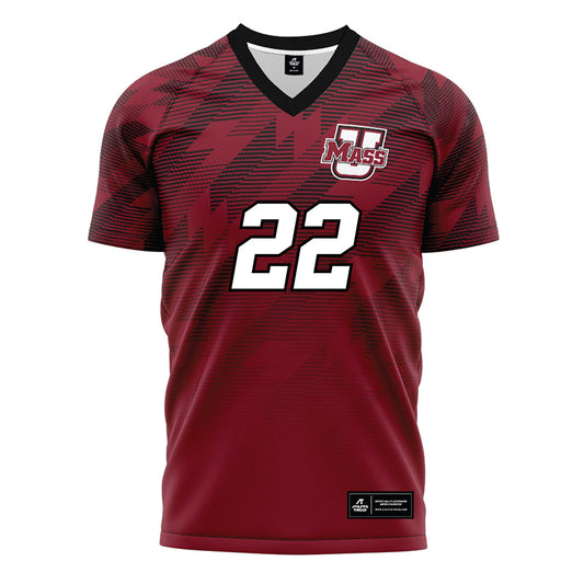 UMass - NCAA Women's Soccer : Morgan Bellamy - Maroon Soccer Jersey-0