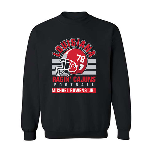 Louisiana - NCAA Football : Michael Bowens Jr. - Classic Fashion Shersey Crewneck Sweatshirt-0