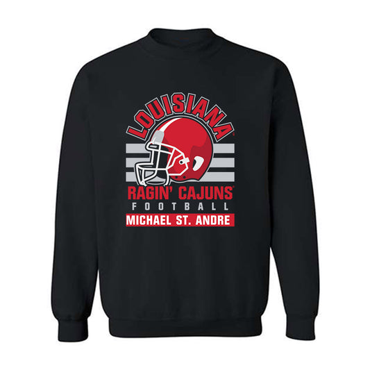 Louisiana - NCAA Football : Michael St. Andre - Classic Fashion Shersey Crewneck Sweatshirt-0