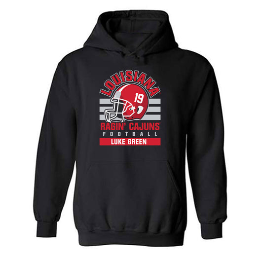 Louisiana - NCAA Football : Luke Green - Classic Fashion Shersey Hooded Sweatshirt-0