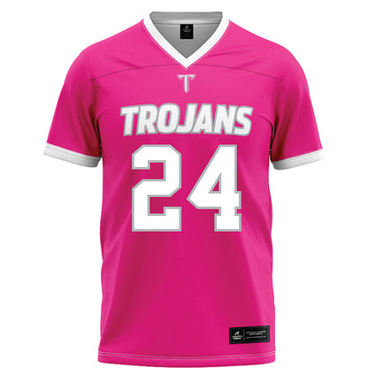 Troy - NCAA Football : Jeremiah Roux - Football Jersey-0