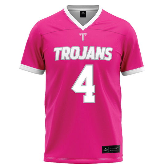 Troy - NCAA Football : Noreel White - Football Jersey-0