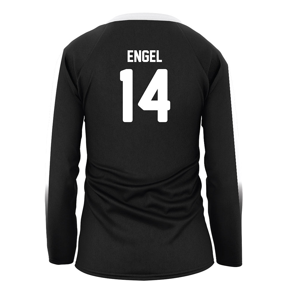 Alabama - NCAA Women's Volleyball : Addison Engel - Black Volleyball Jersey-2