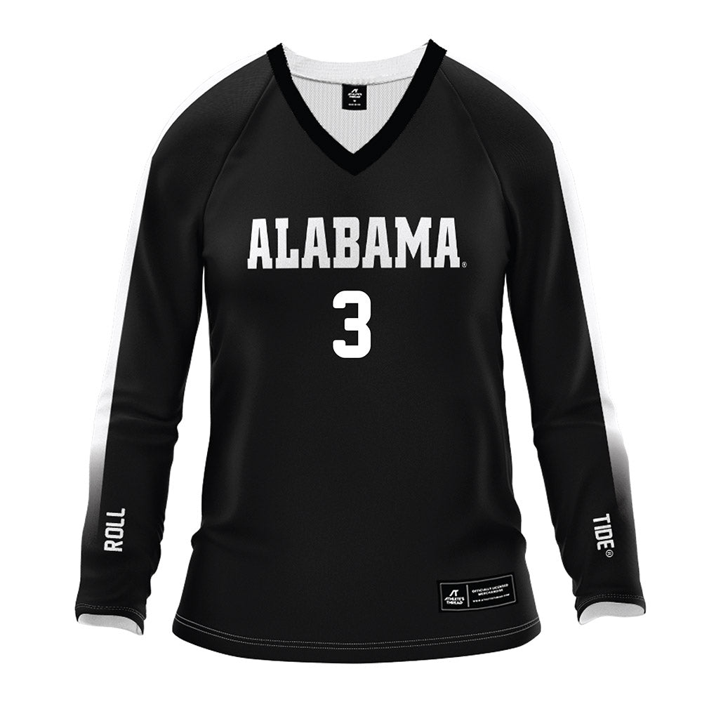 Alabama - NCAA Women's Volleyball : Trinity Stanger - Black Volleyball Jersey-1